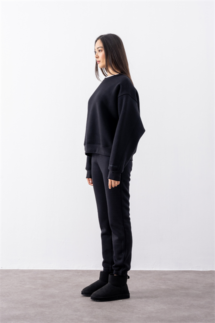 Kadın Jogger Siyah Eşofman Altı