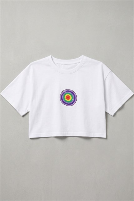 Kadın Kısa EWBO Beyaz T-Shirt