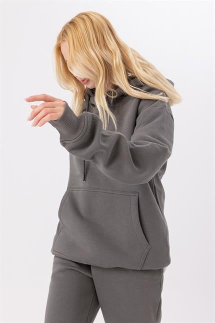 Kadın Stay Oversize Antrasit Sweatshirt