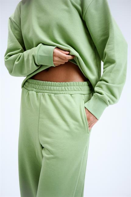Kadın Timeless Fıstık Yeşili Bol Paça Eşofman Altı