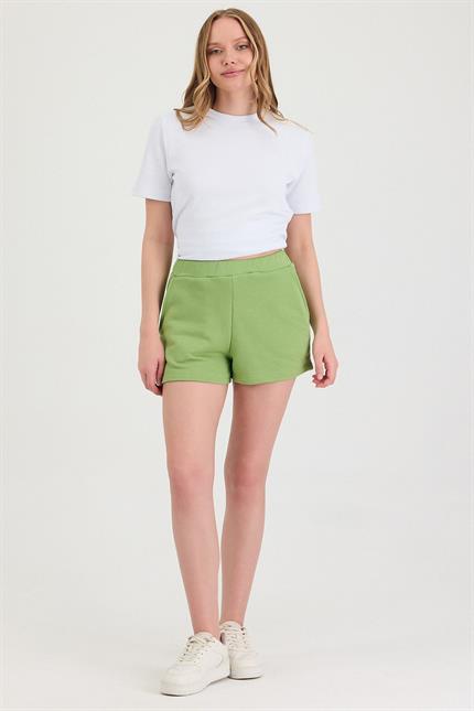 Kadın Timeless Fıstık Yeşili Şort