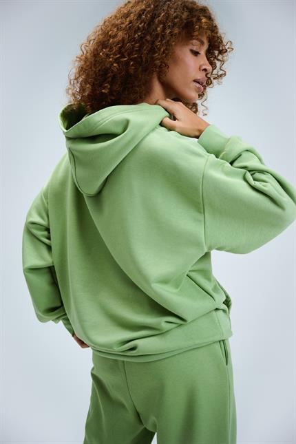 Kadın Timeless Oversize Fıstık Yeşili Hoodie Sweatshirt