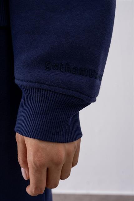 Kadın Vibe Oversize Lacivert Sweatshirt