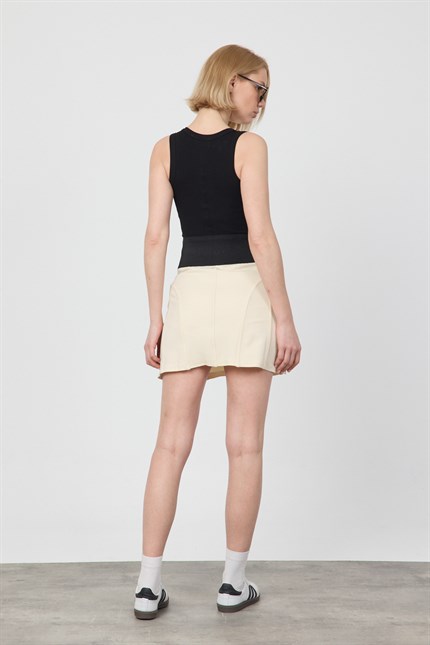 Kadın Viber Krem Etek