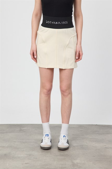 Kadın Viber Krem Etek