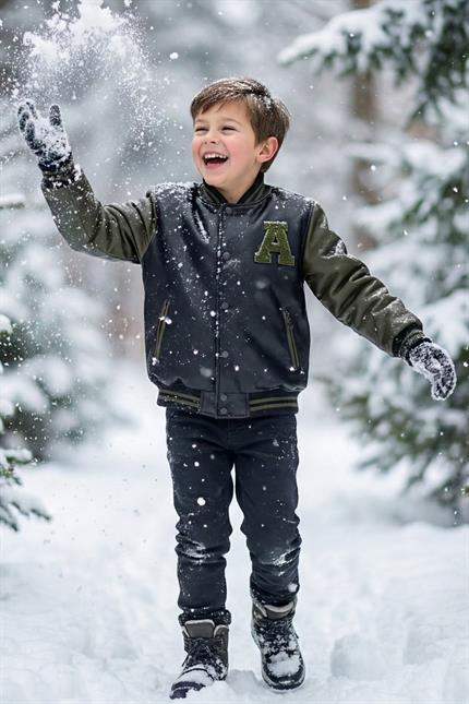 Vibes x Avmteks Çocuk Mont 016-3