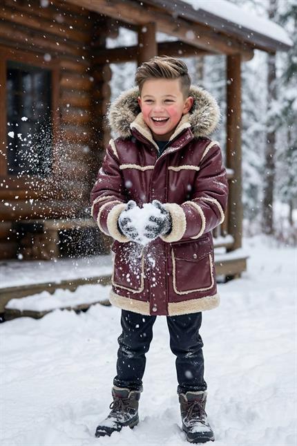 Vibes x Avmteks Çocuk Mont 018-2