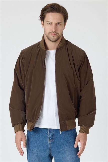 Vibes x Vesto Bomber Kahverengi Ceket 014