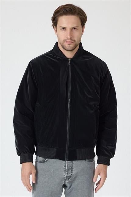 Vibes x Vesto Bomber Siyah Ceket 013