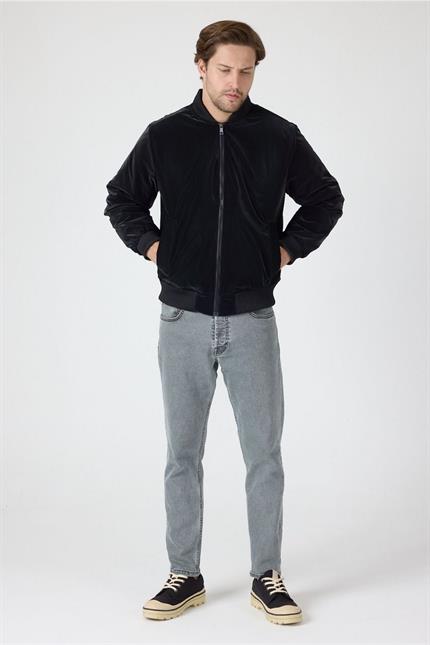 Vibes x Vesto Bomber Siyah Ceket 013