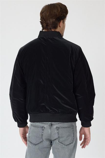 Vibes x Vesto Bomber Siyah Ceket 013