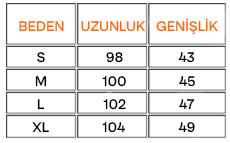 Alt Giyim Beden Tablosu