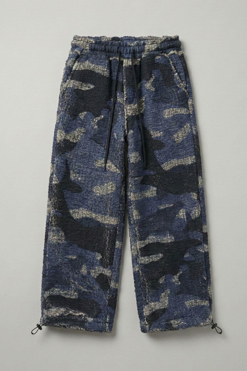 Ayarlanabilir Paça Desenli Baggy Eşofman Alt 001