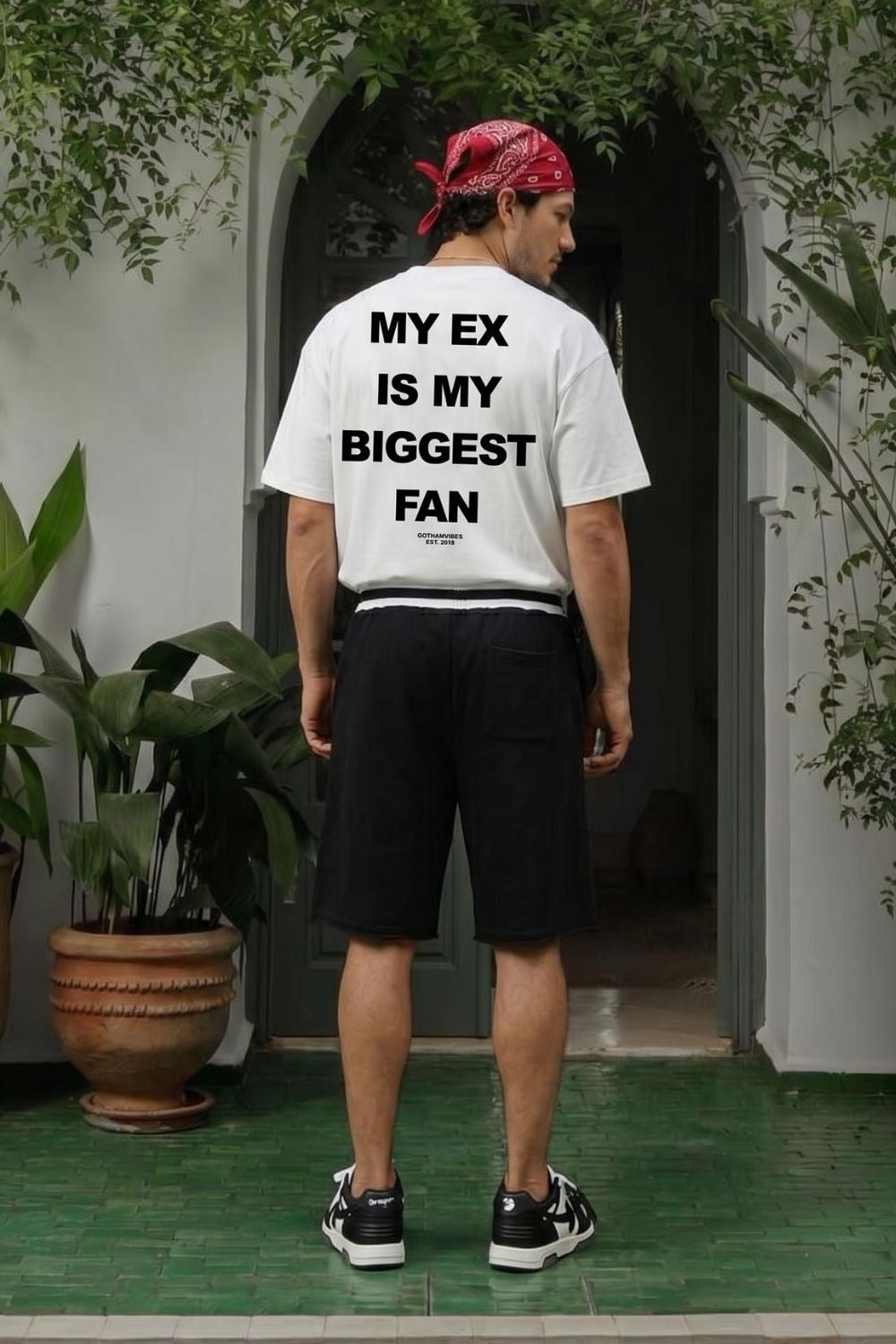 Boxy Ex Beyaz Premium T-Shirt