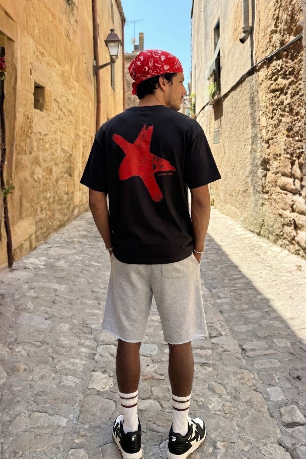 Boxy Star Siyah Premium T-Shirt