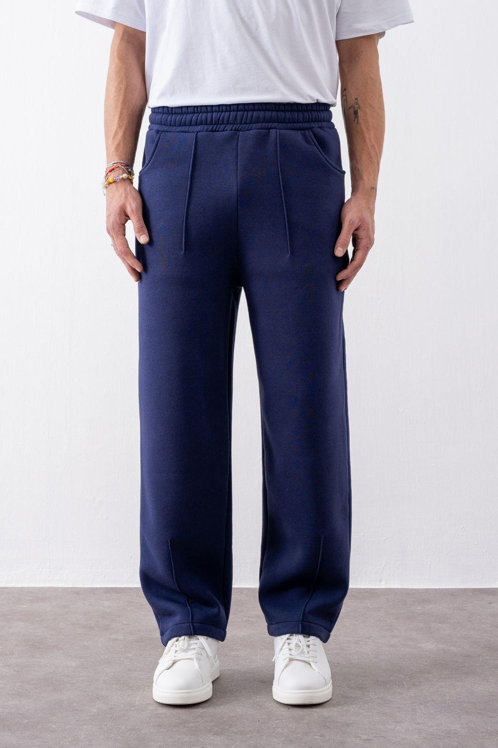 Erkek Baggy Chill Lacivert Eşofman Altı · 6