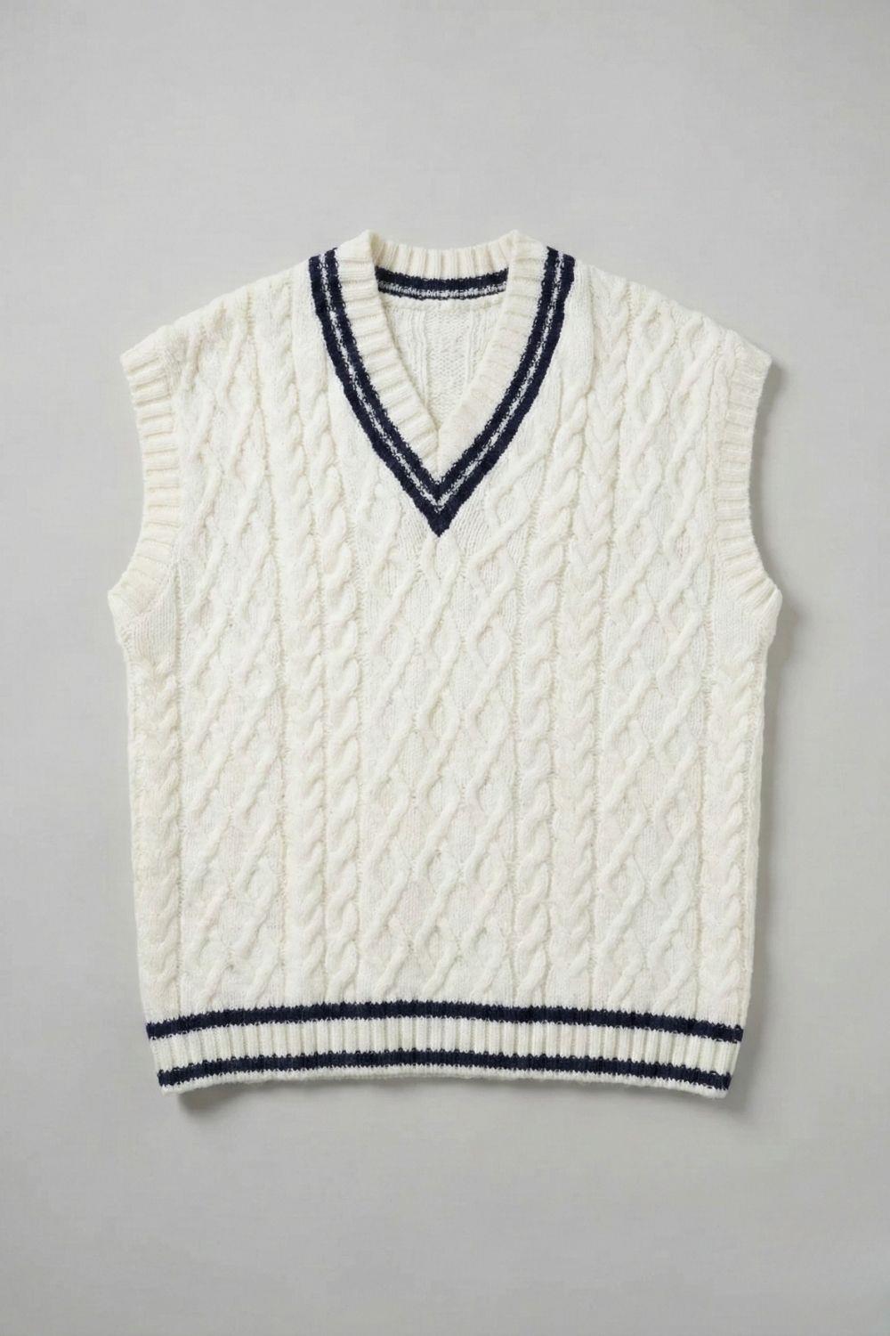 Erkek Beyaz Süveter