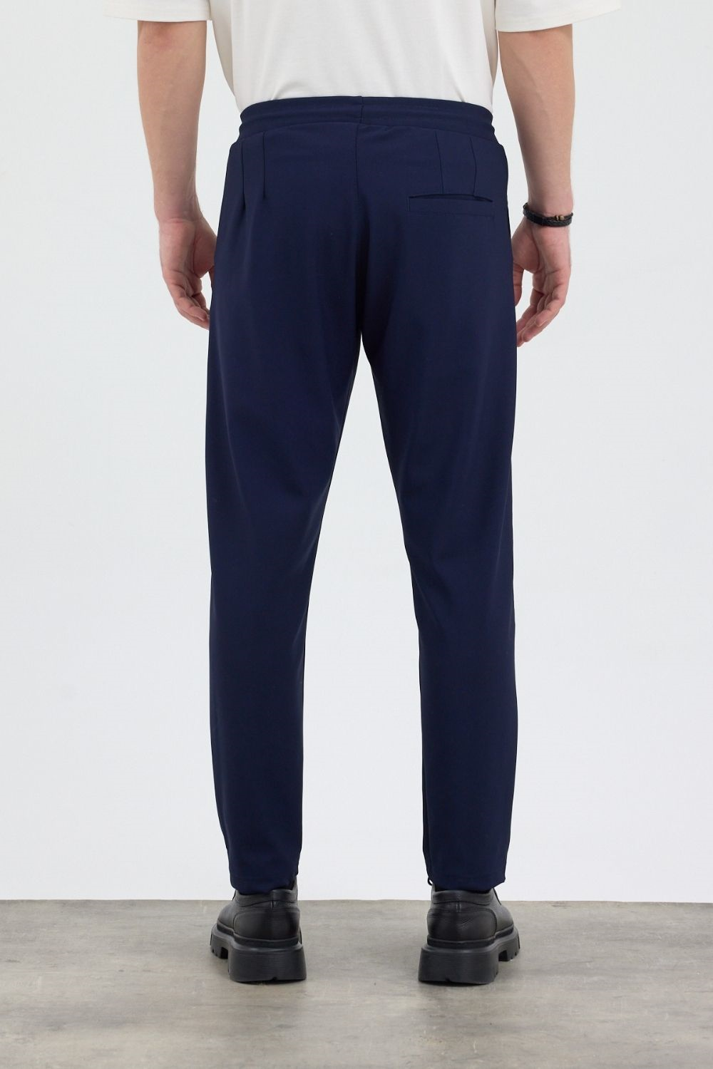 Erkek Boru Paça Lacivert Jogger Pantolon · 6