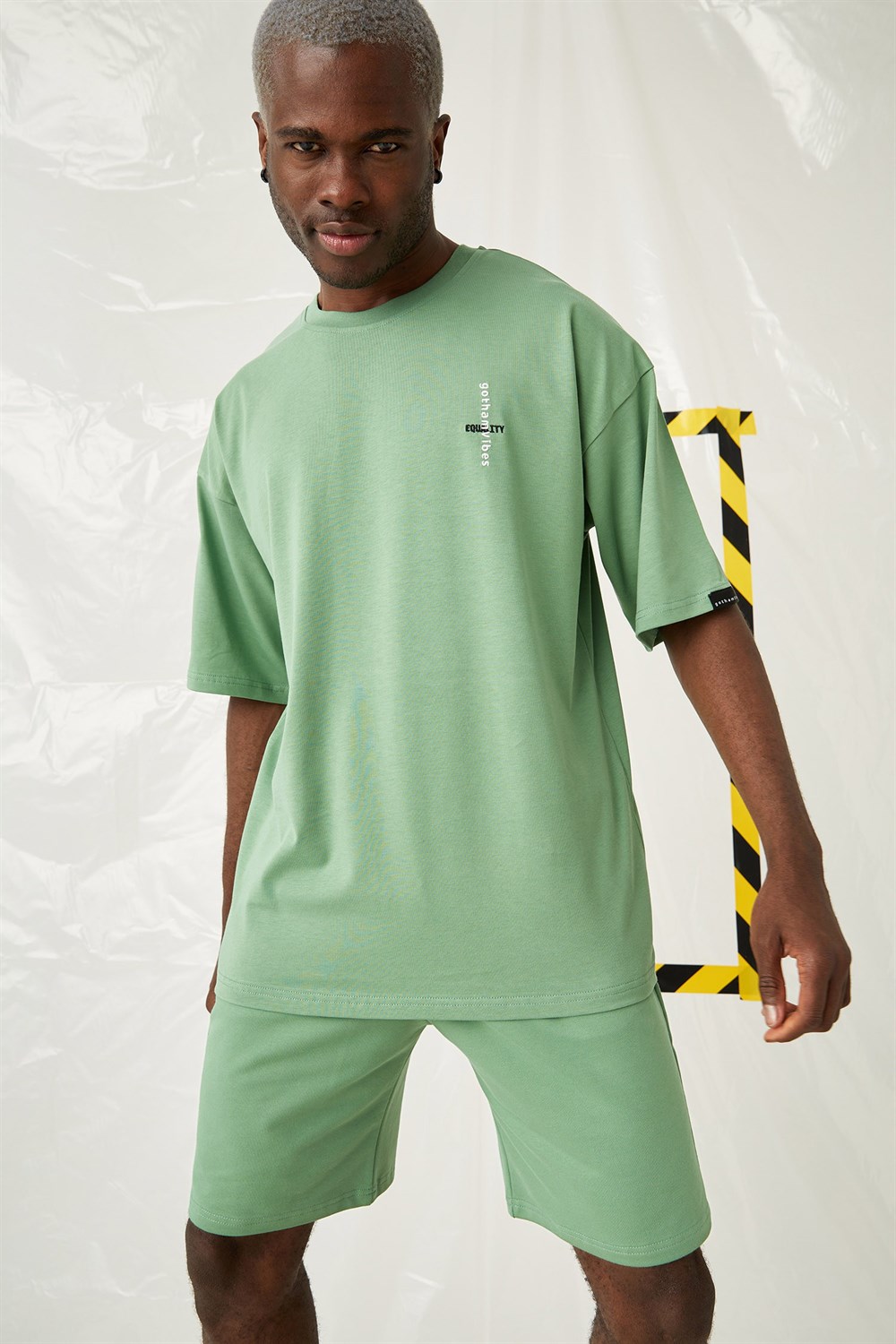 Erkek Equality Oversize Çağla T-Shirt