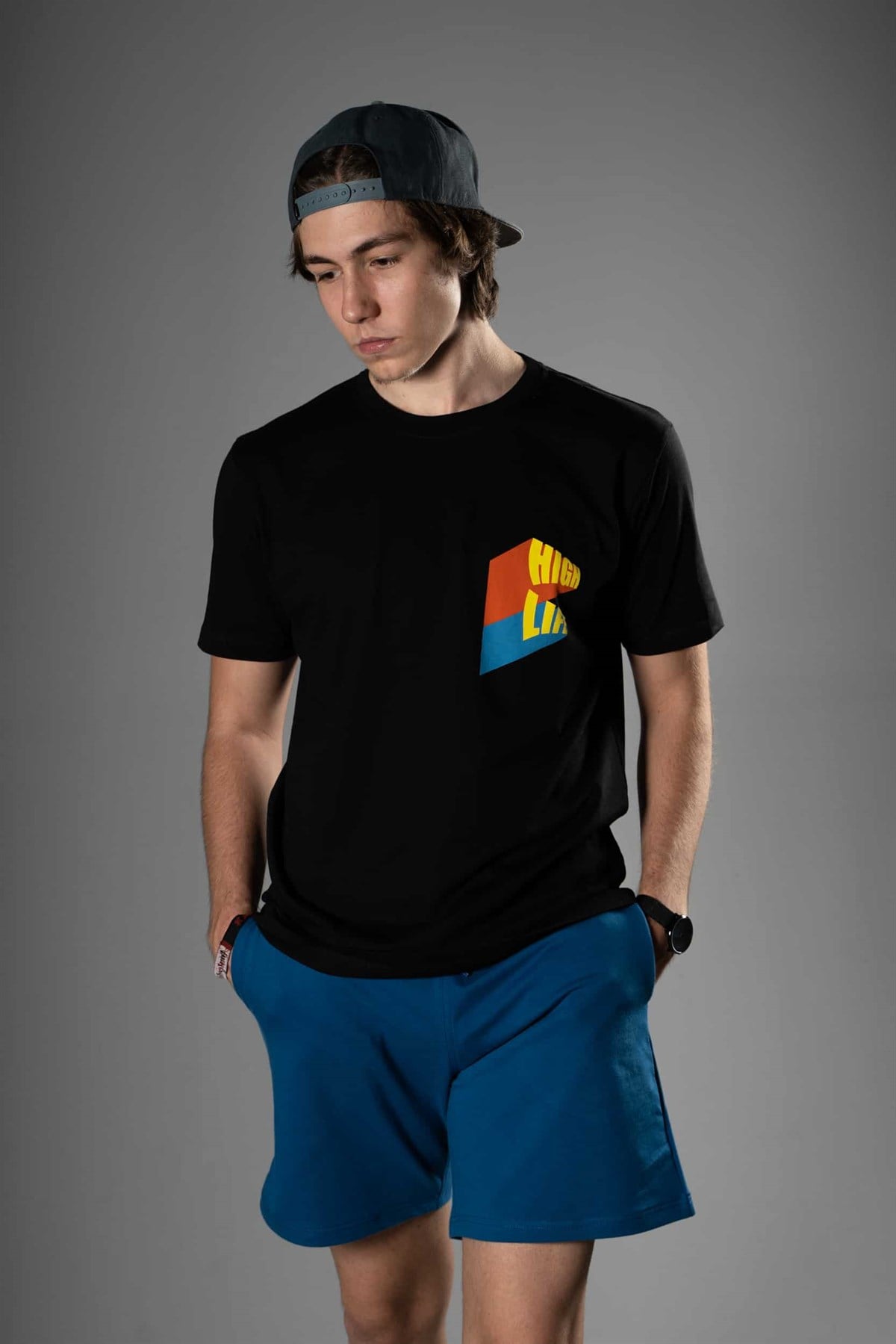 Erkek High Life Siyah T-Shirt