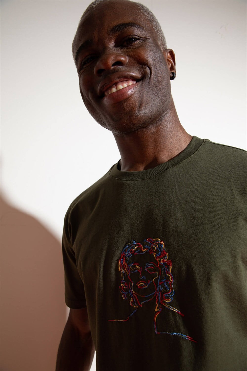 Erkek M.M. Haki T-Shirt