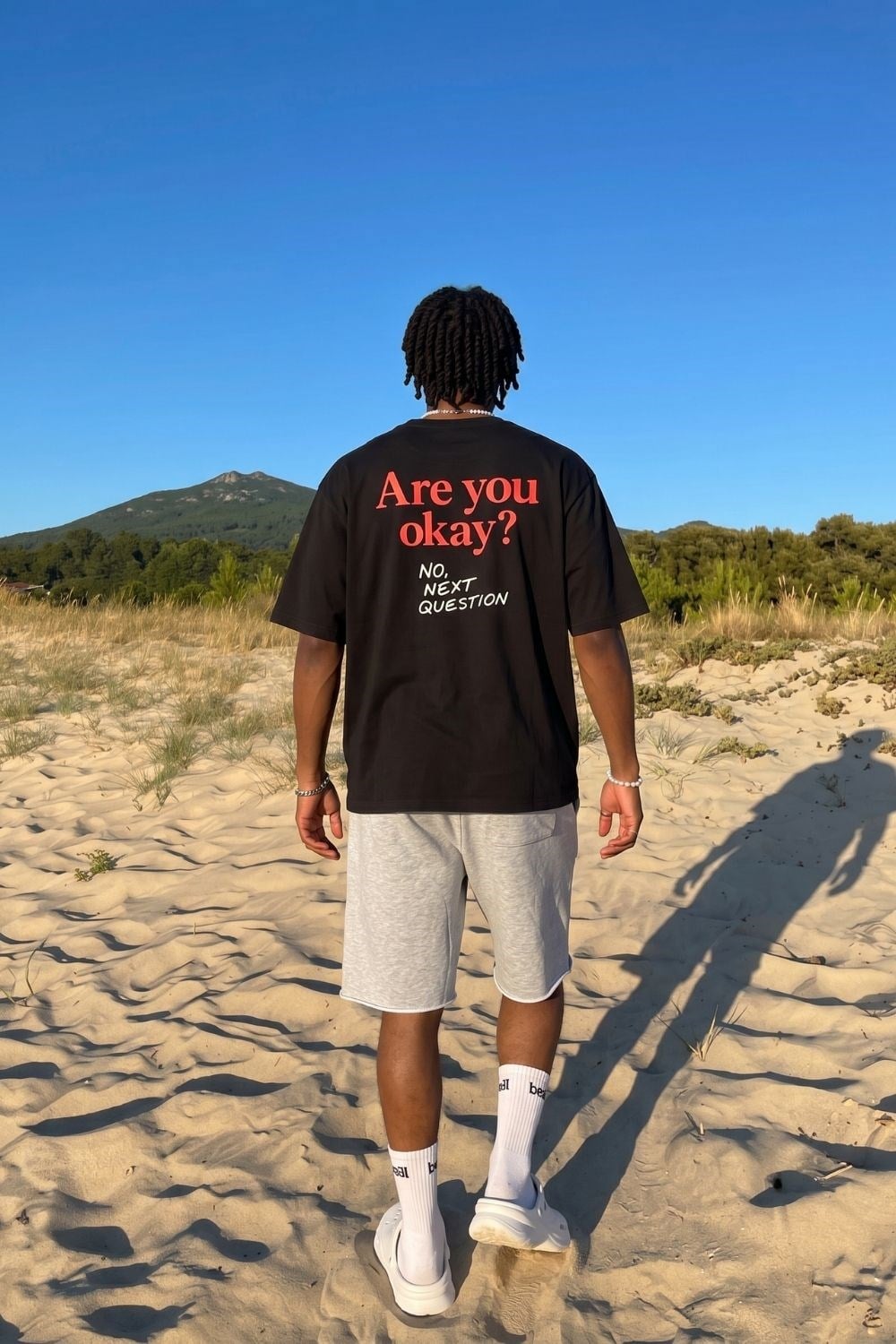 Erkek Relaxed 009 Oversize Siyah T-Shirt
