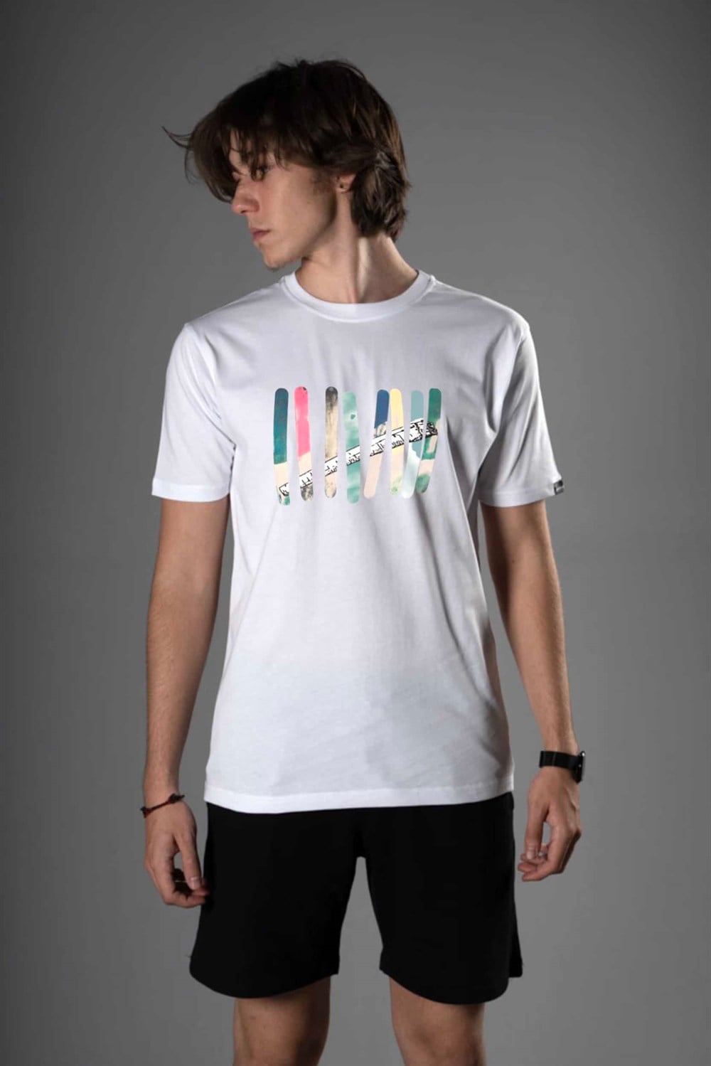 Erkek Secret Beyaz T-Shirt