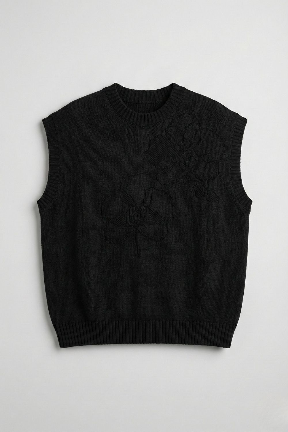 Erkek Siyah Jakarlı Süveter