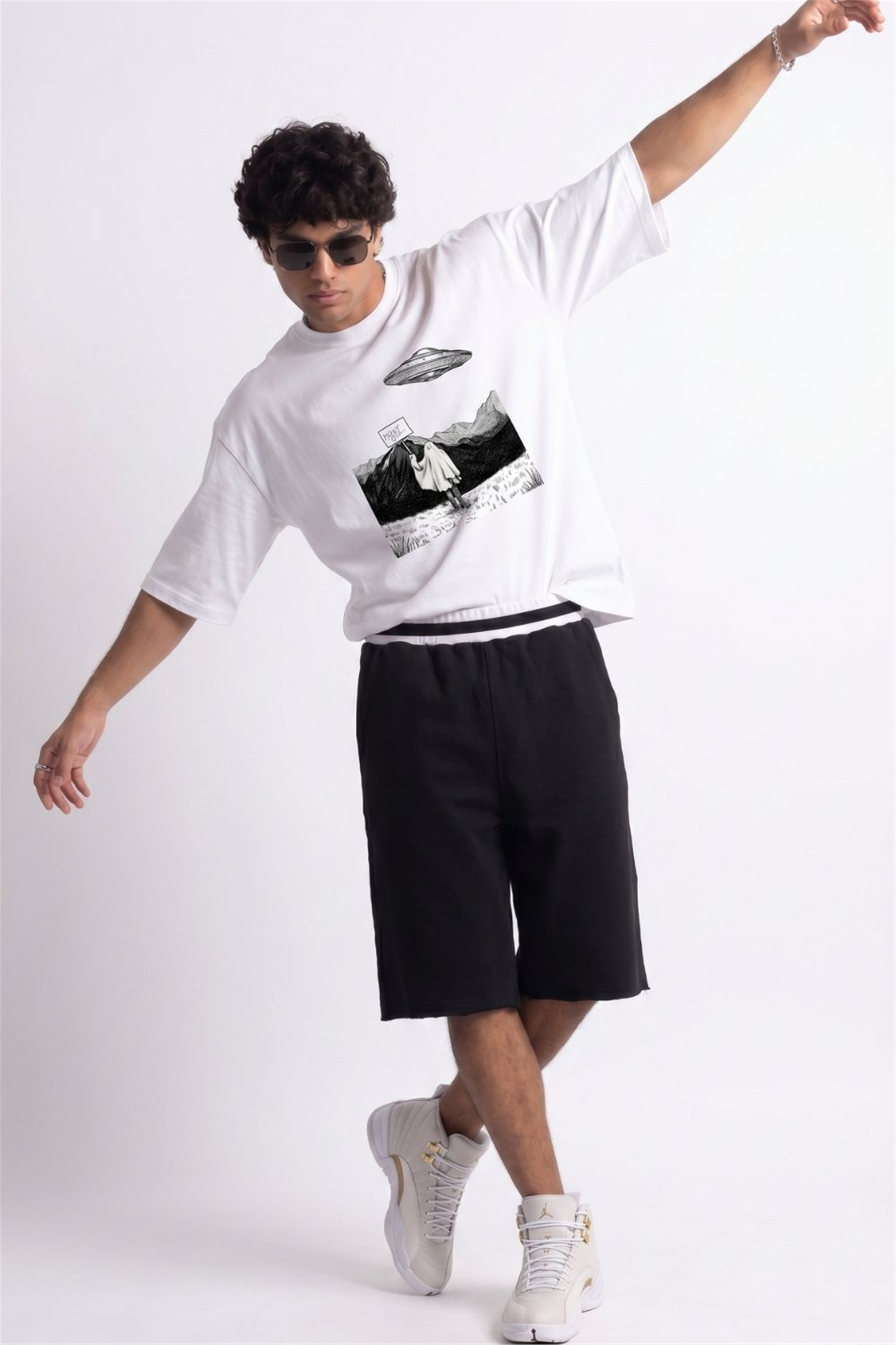 Erkek Siyah Yang Jorts