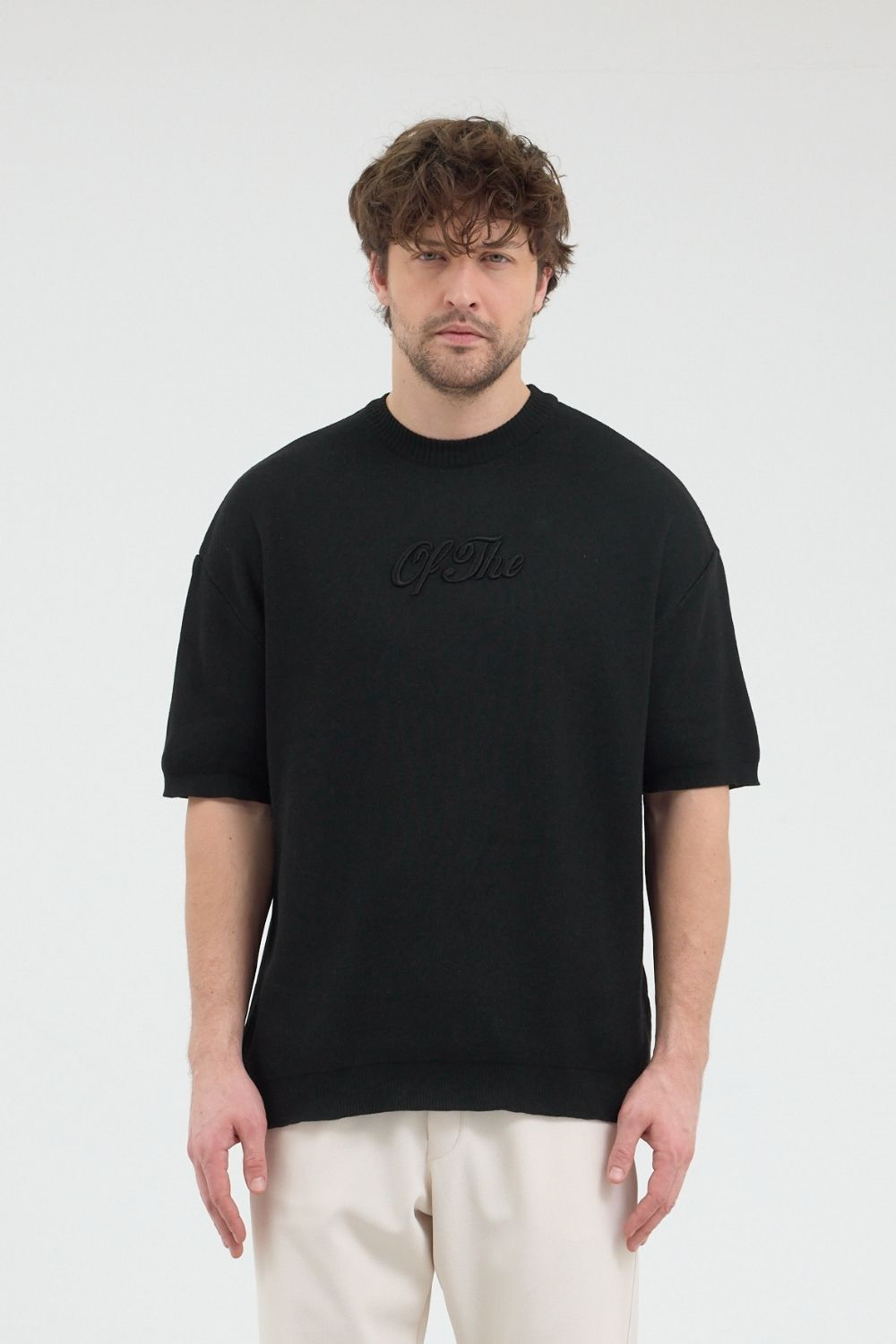 Erkek Of The Siyah Triko T-Shirt · 2