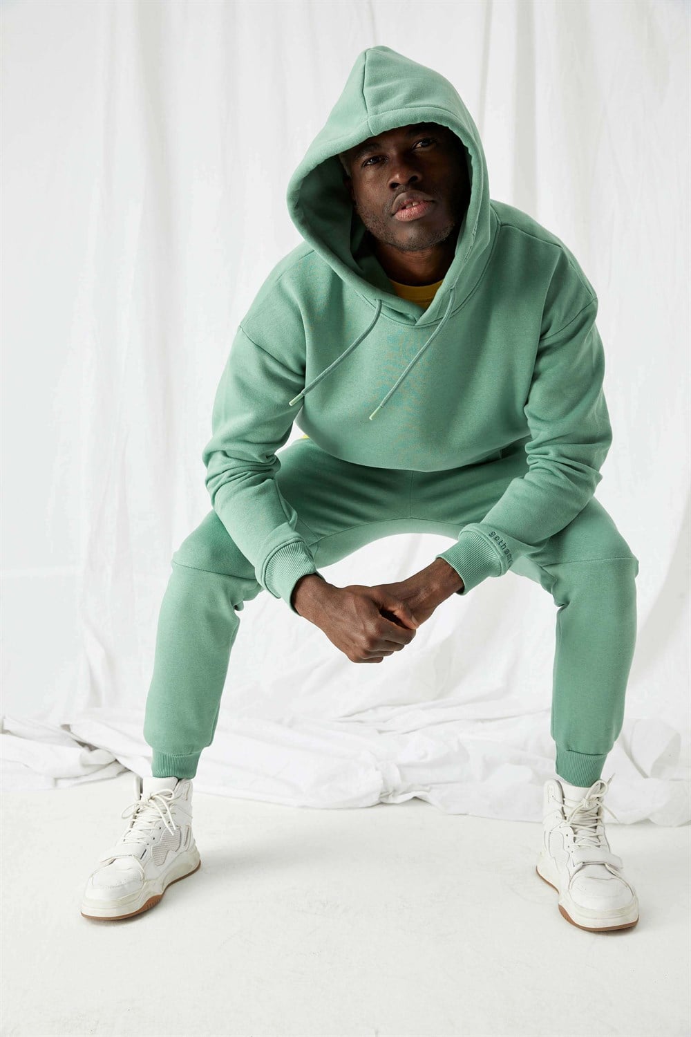 Erkek Stay Oversize Çağla Hoodie
