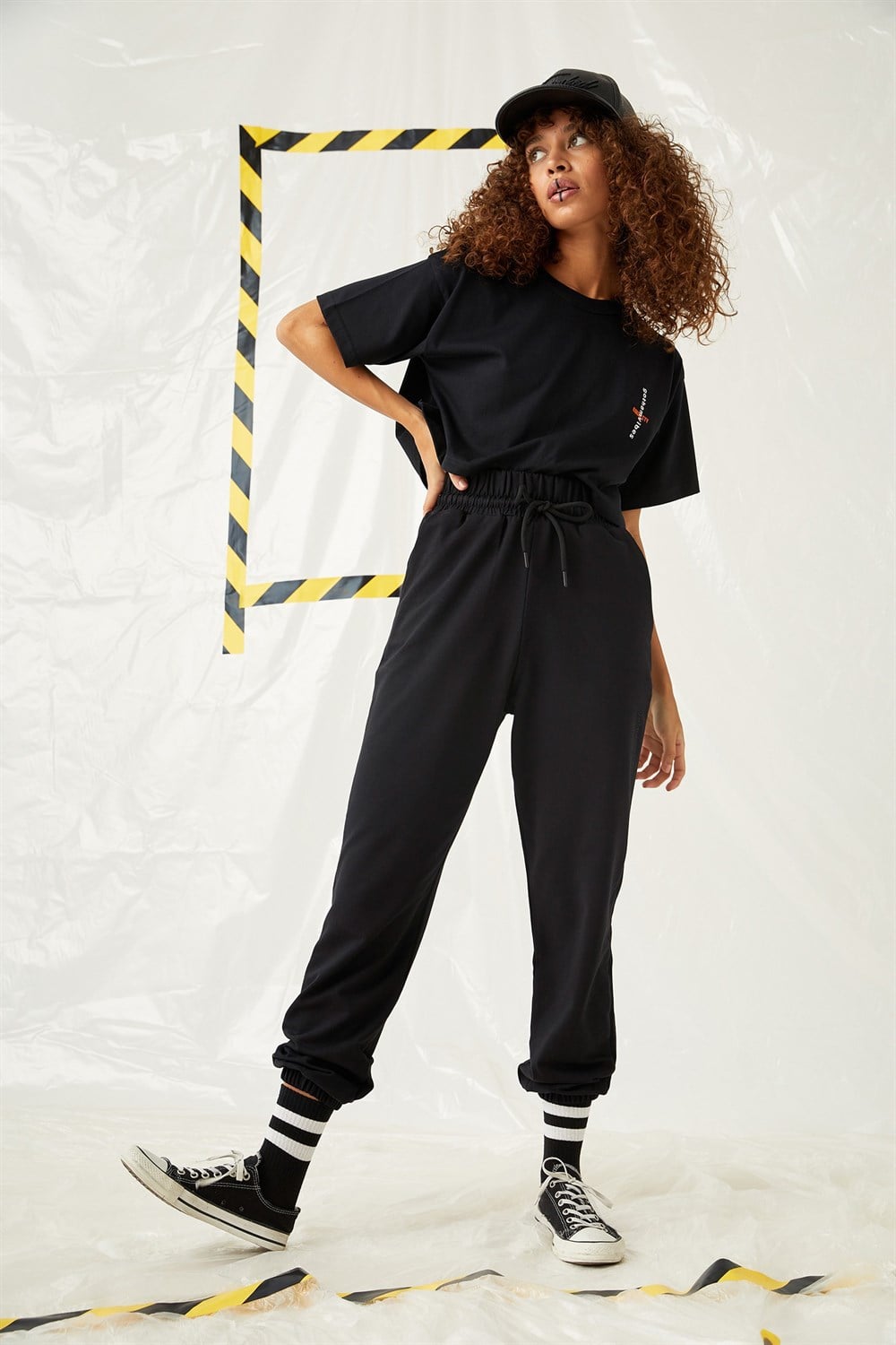 Kadın Equality Jogger Siyah Eşofman Altı