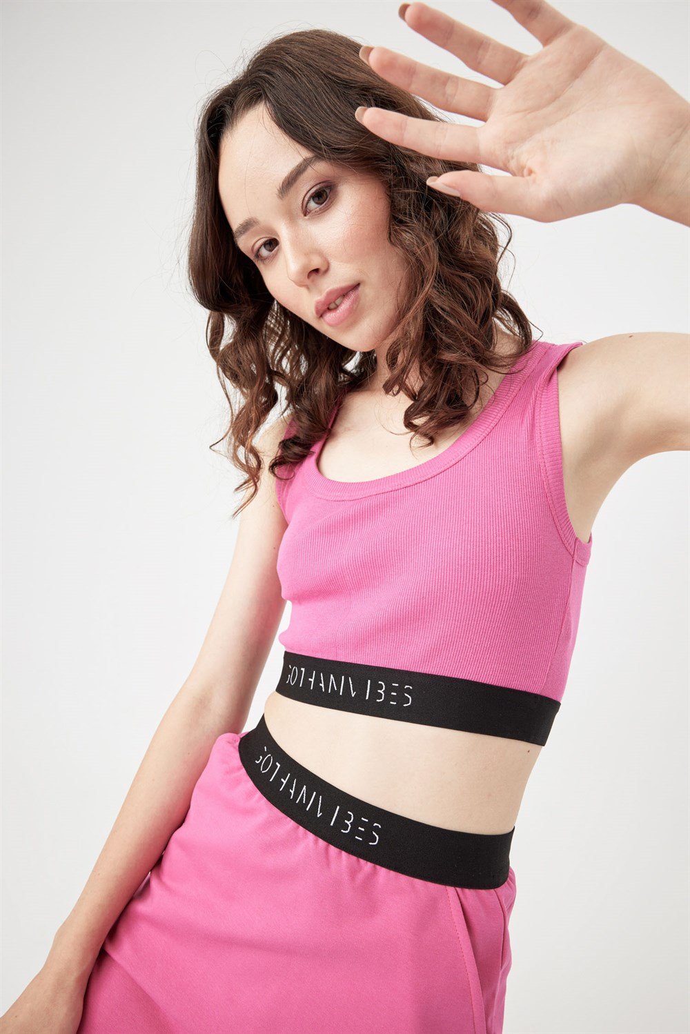 Kadın Kare Yaka Fuşya Büstiyer