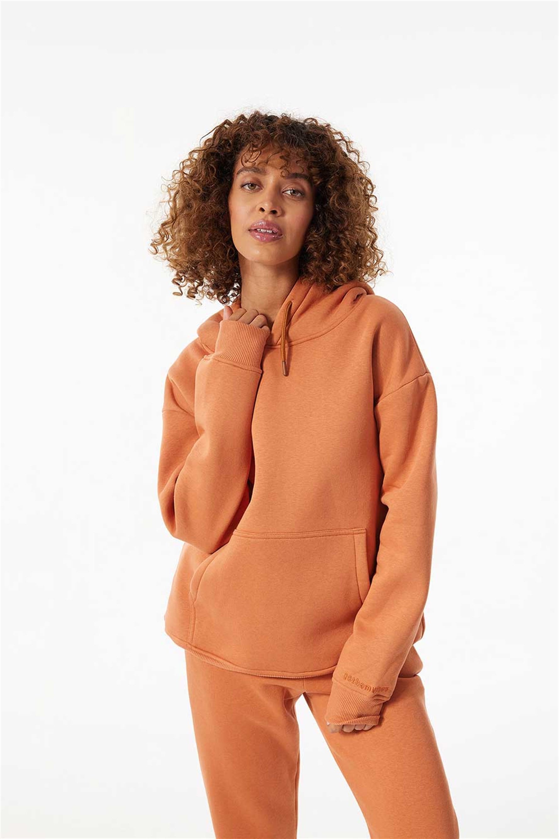 Kadın Stay Oversize Tarçın Hoodie Sweatshirt