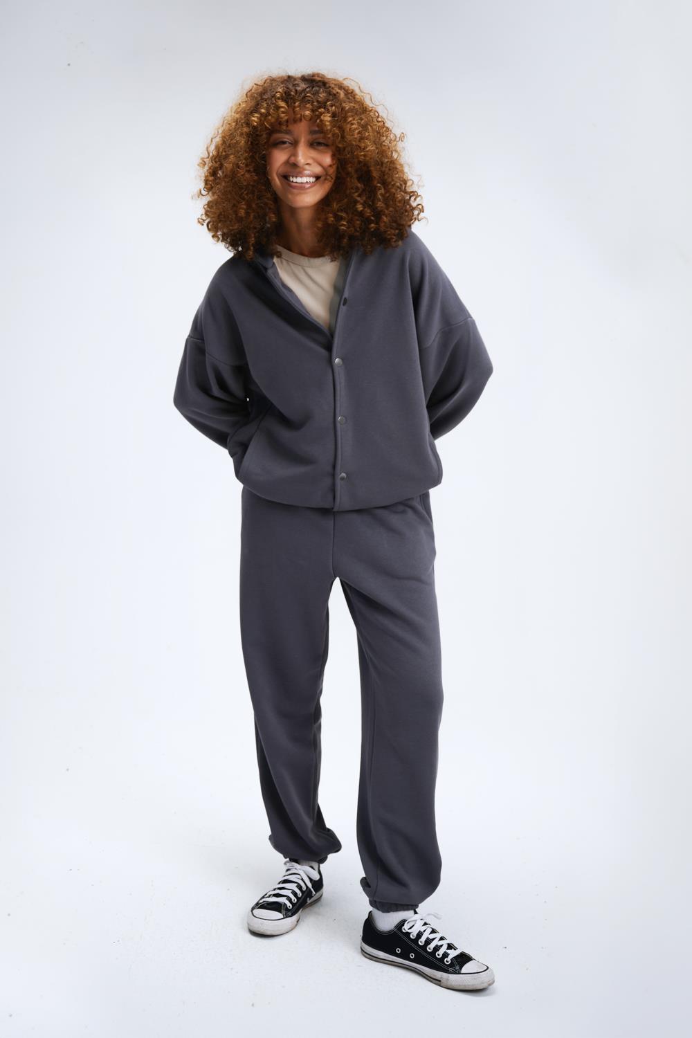 Kadın Timeless Jogger Antrasit Eşofman Altı