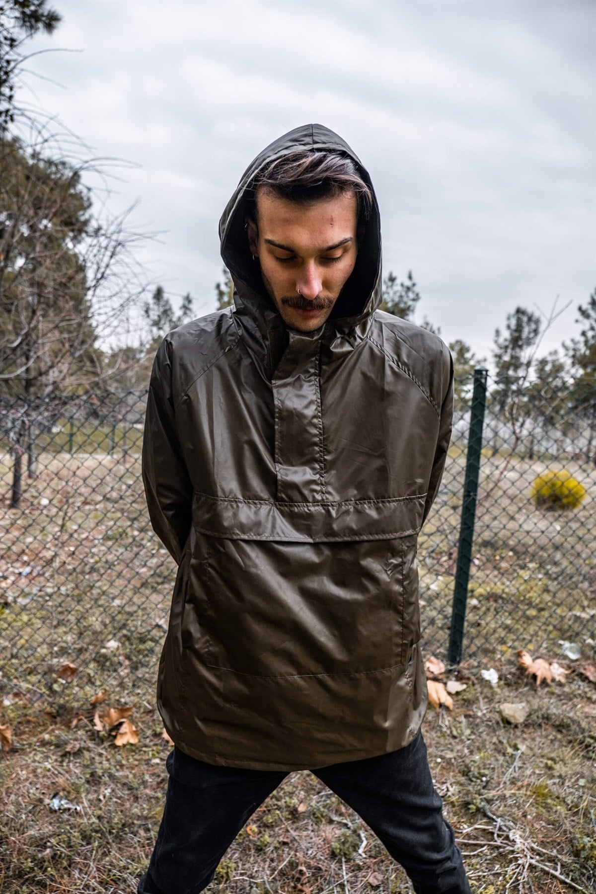 KHAKI RAINCOAT