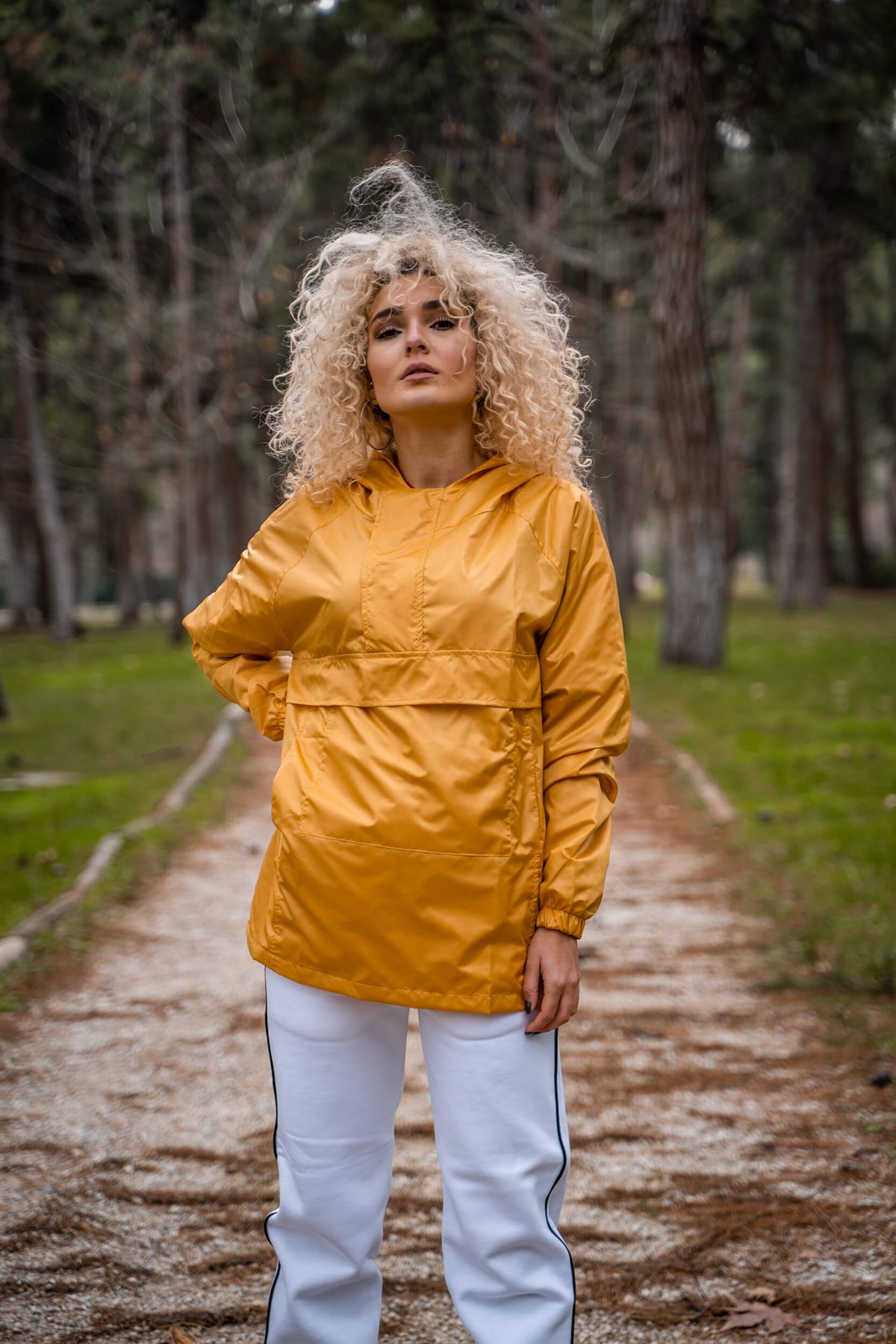 MUSTARD YELLOW RAINCOAT