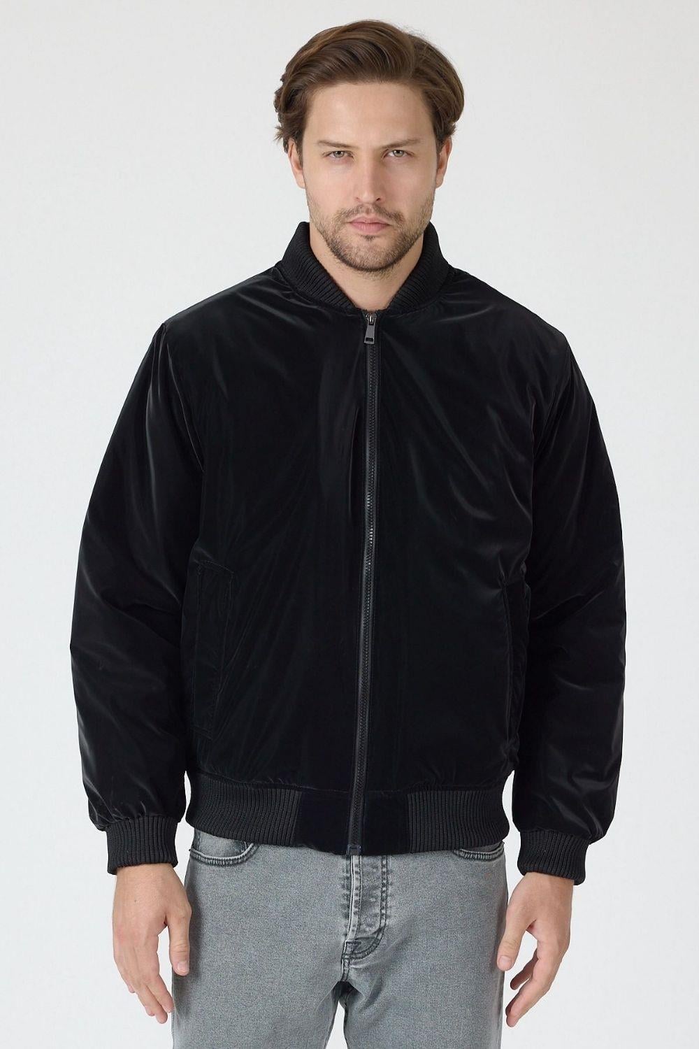 Vibes Bomber Siyah Ceket 013