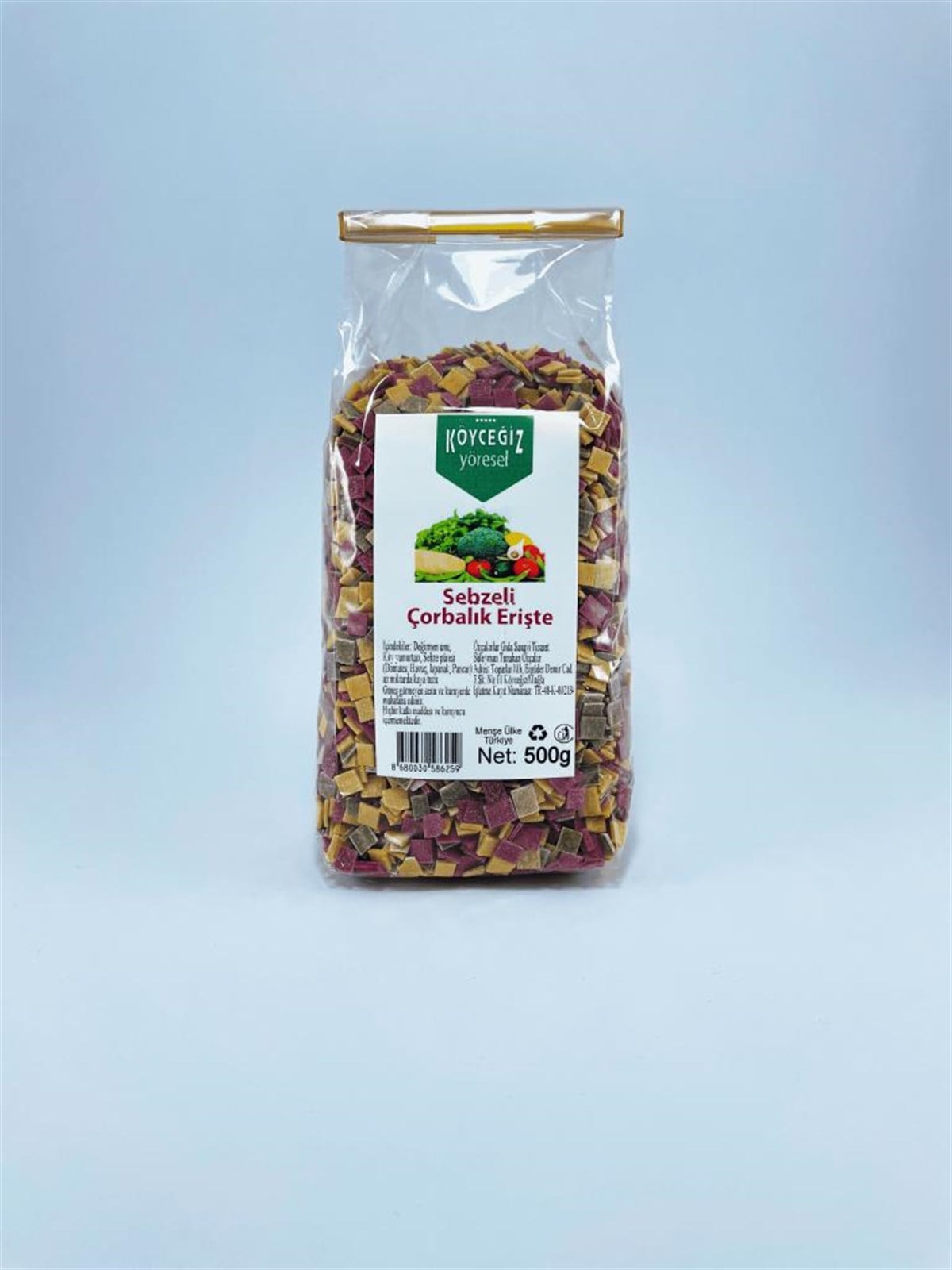 Kb Köyceğiz Yöresel Sebzeli Çorbalık Erişte 500 G