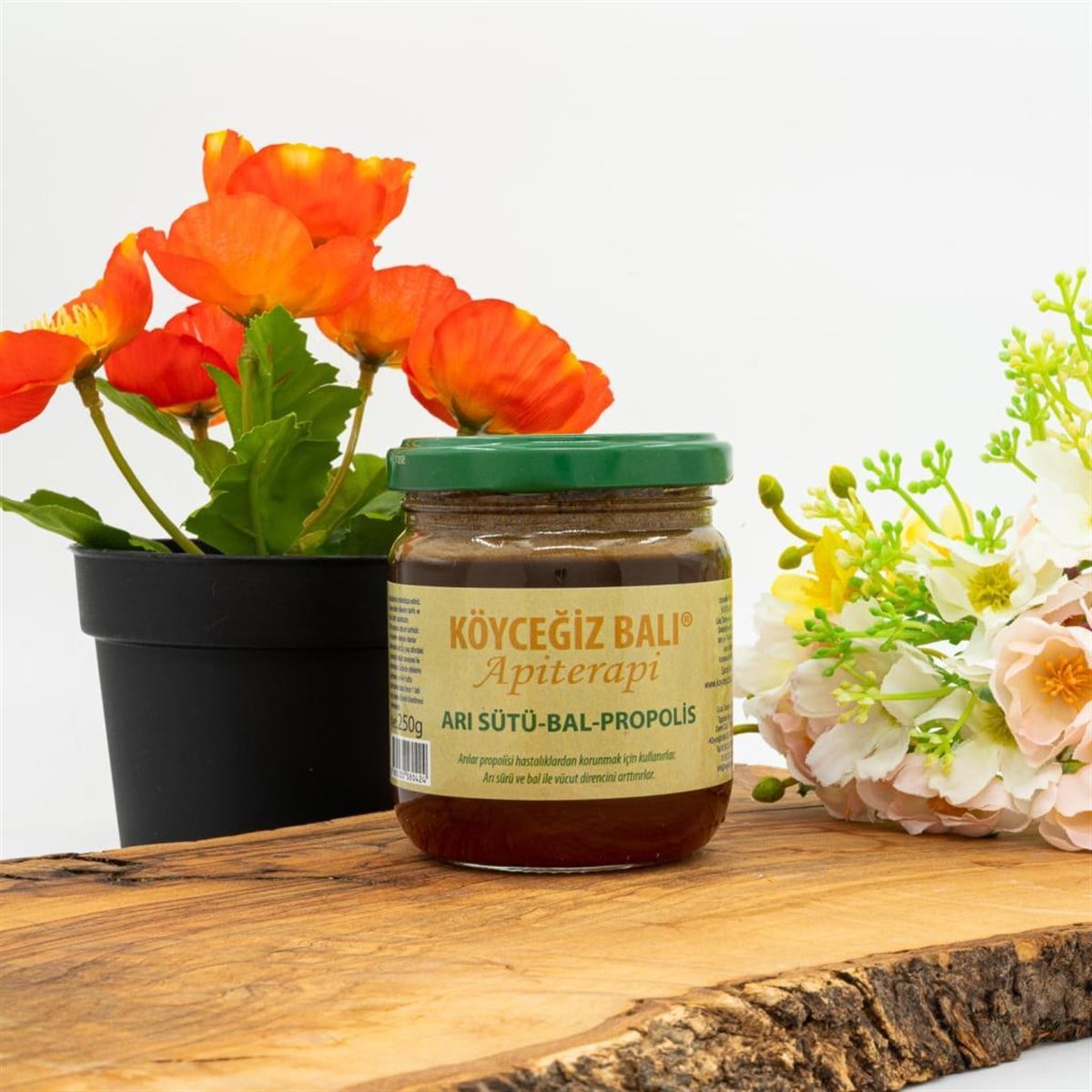 Köyceğiz Balı Propolis Arı Sütü Bal Karışımı 250 g Cam Kavanoz