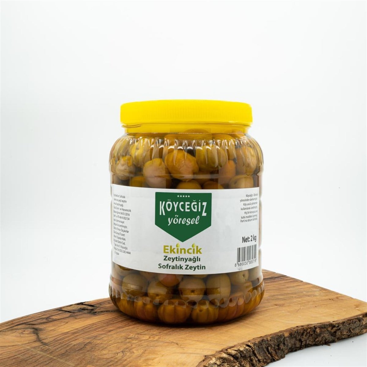 Köyceğiz Yöresel Ekincik Sofralık Zeytin 2000 g