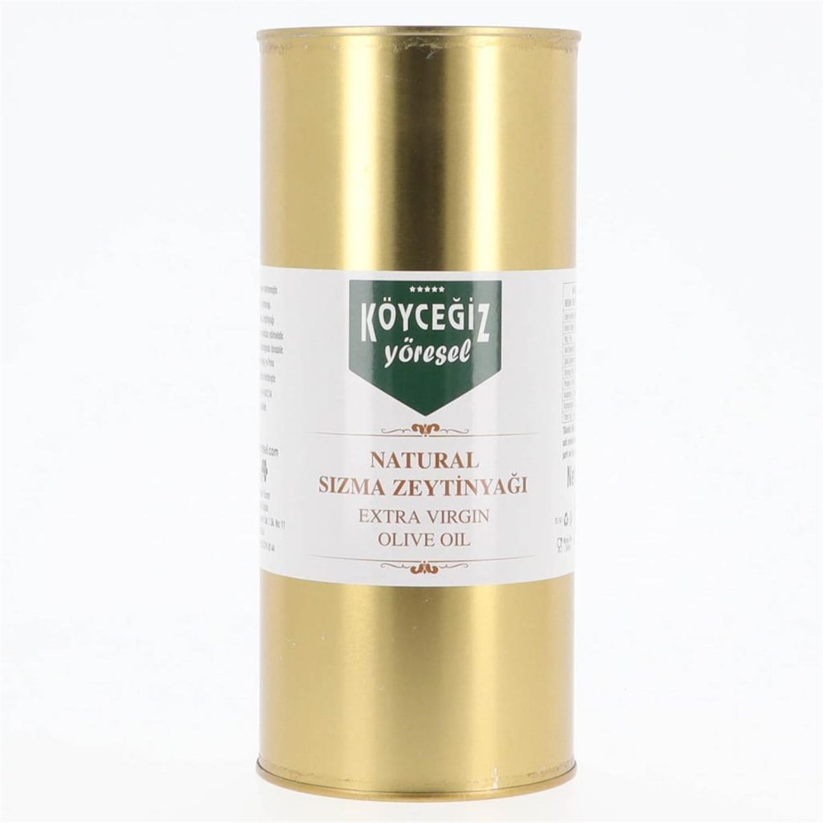 Köyceğiz Yöresel Naturel Sızma Zeytinyağı 2 Litre Teneke