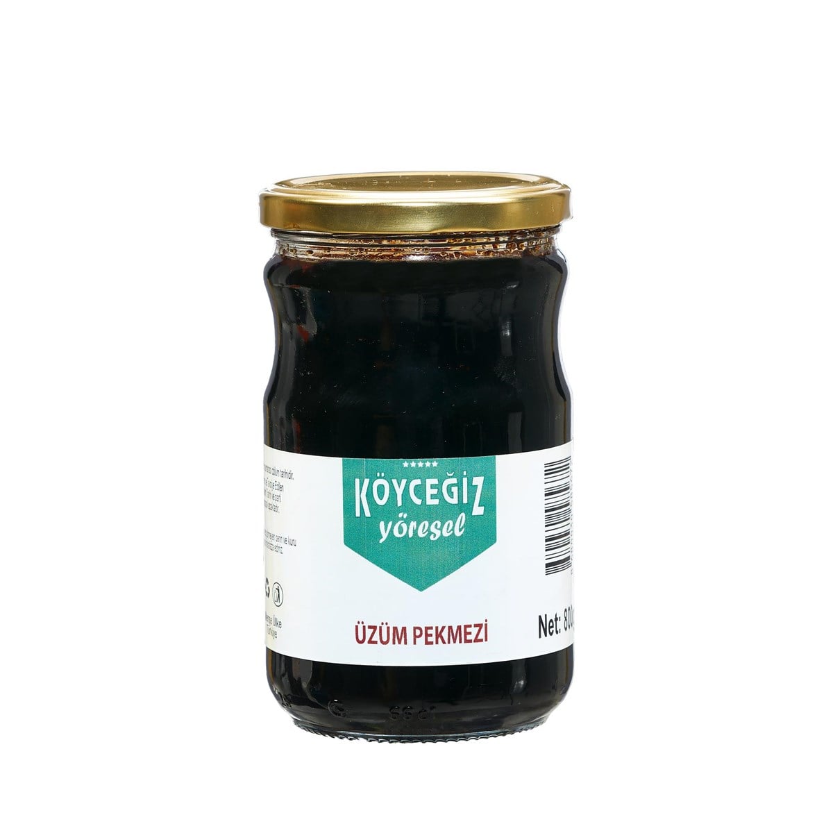 Köyceğiz Yöresel Üzüm Pekmezi 800 G Cam Kavanoz