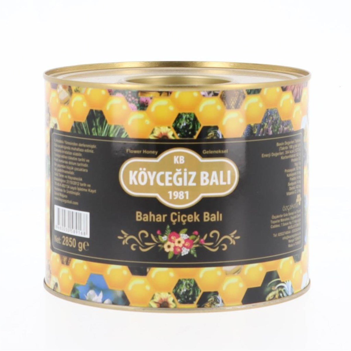 Köyceğiz Balı Bahar Çiçek Balı 2850 G Teneke