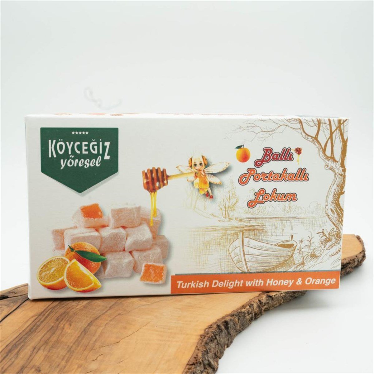 Köyceğiz Yöresel Ballı Portakallı Lokum 500 G