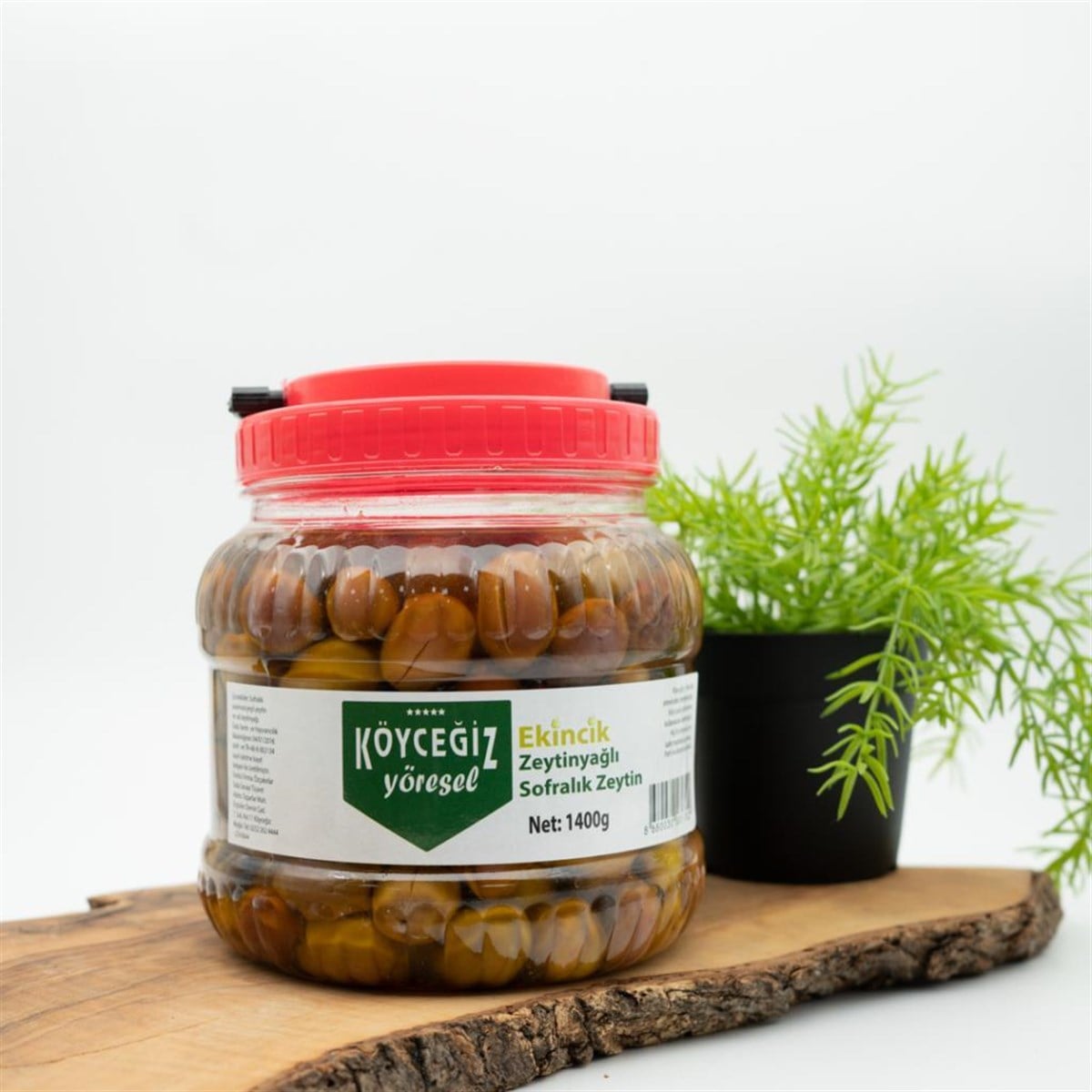 Köyceğiz Yöresel Ekincik Sofralık Zeytin 1400 g