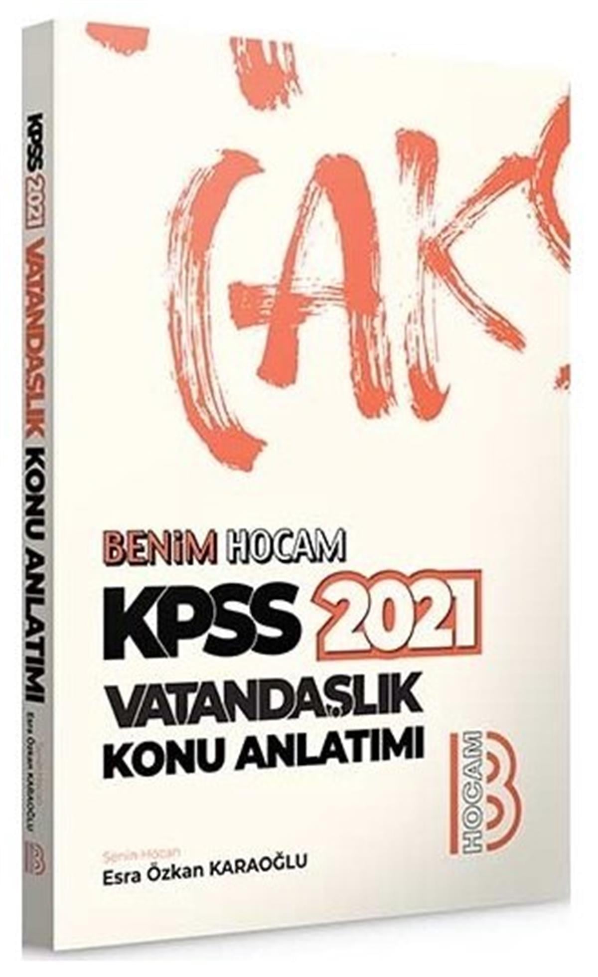  Benim Hocam 2021 KPSS Vatandaşlık Konu Anlatımı