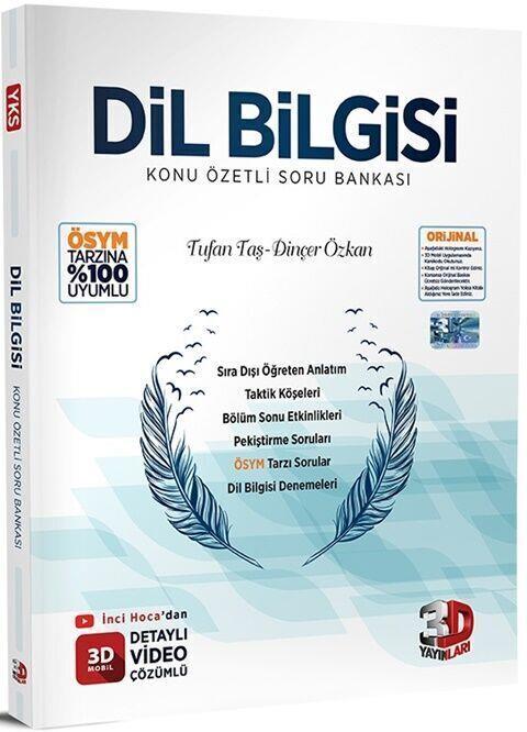 3D Yayınları Dil Bilgisi Konu Özetli Soru Bankası