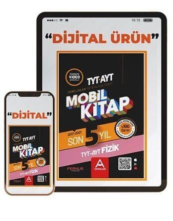 A Yayınları TYT AYT Fizik Son 5 Yıl Çıkmış Soru ve Çözümleri Mobil Kitap