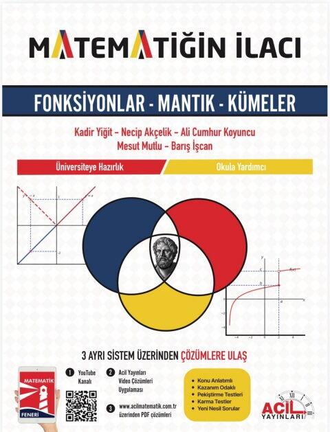 Acil Yayınları Matematiğin İlacı TYT Fonksiyonlar Mantık Kümeler